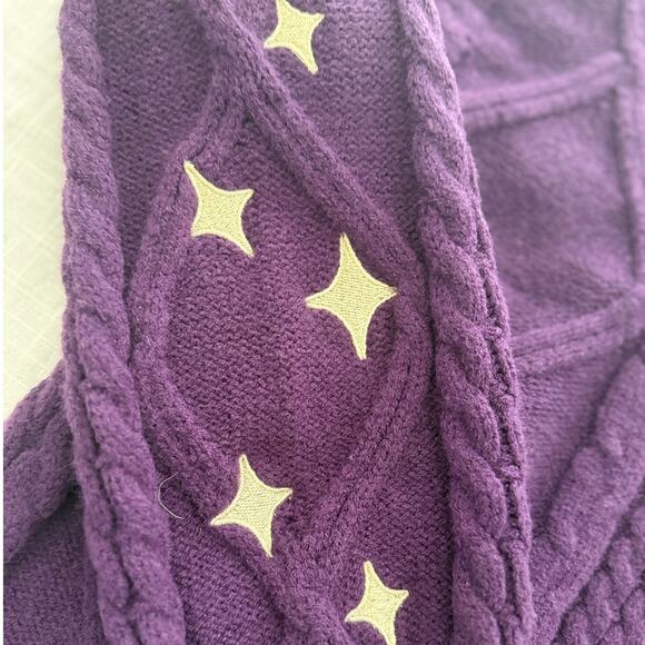 Taylor Swift | authentic Speak Now (TV) purple cardigan knit sweater | XL/2XL - Picture 4 of 11